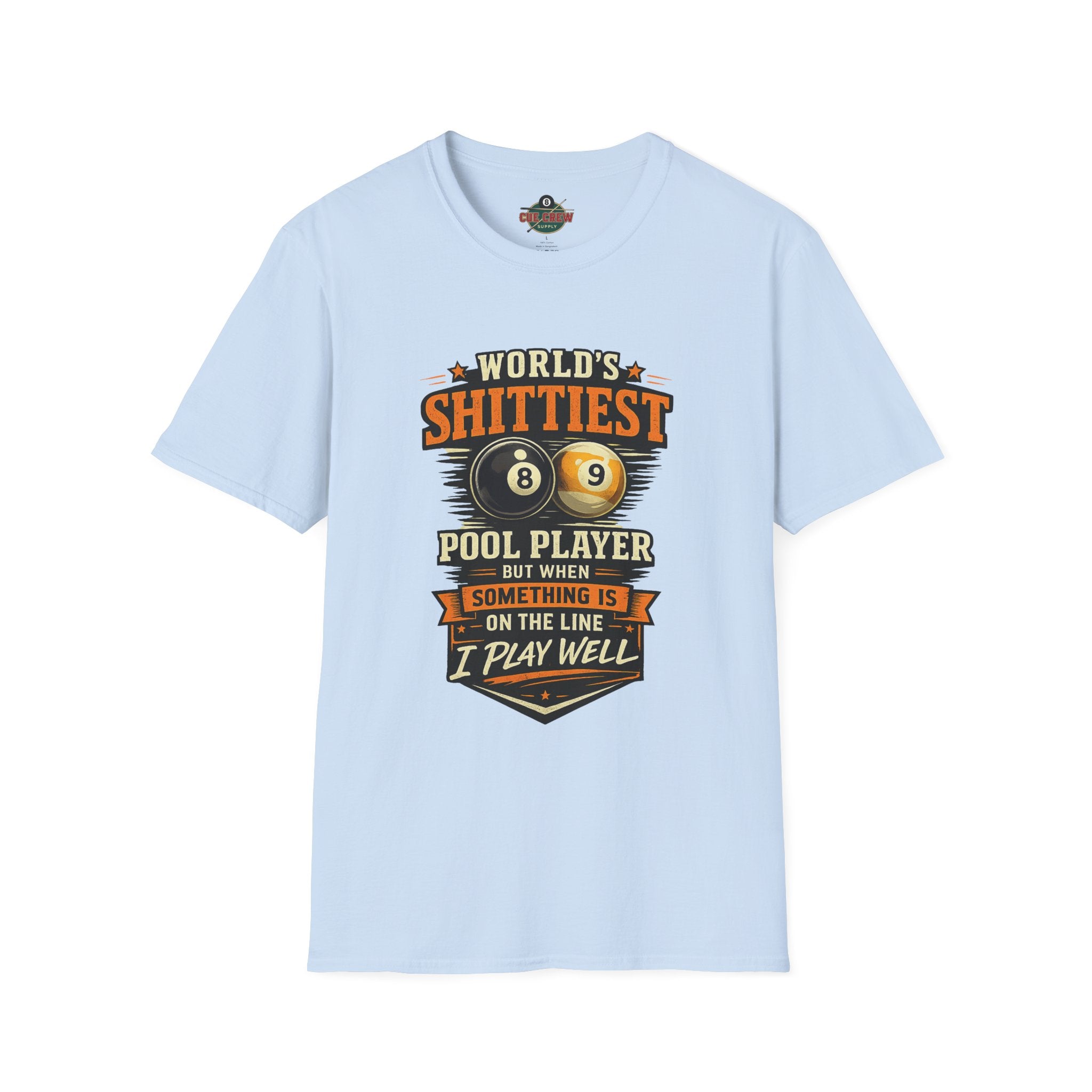 World’s Shittiest Pool Player Funny Billiards T-Shirt
