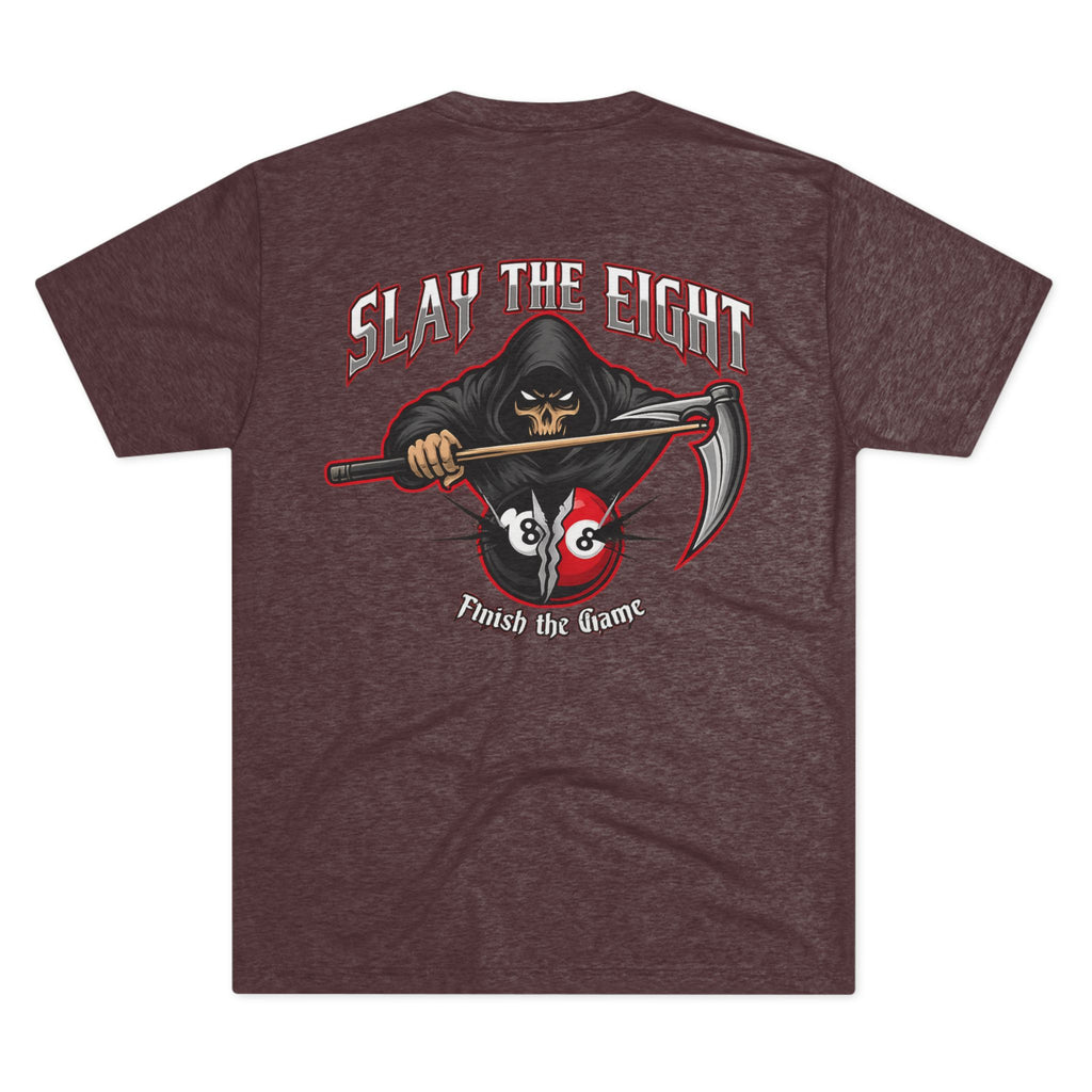 Slay the Eight Finish The Game Next Level Tri-Blend Tee