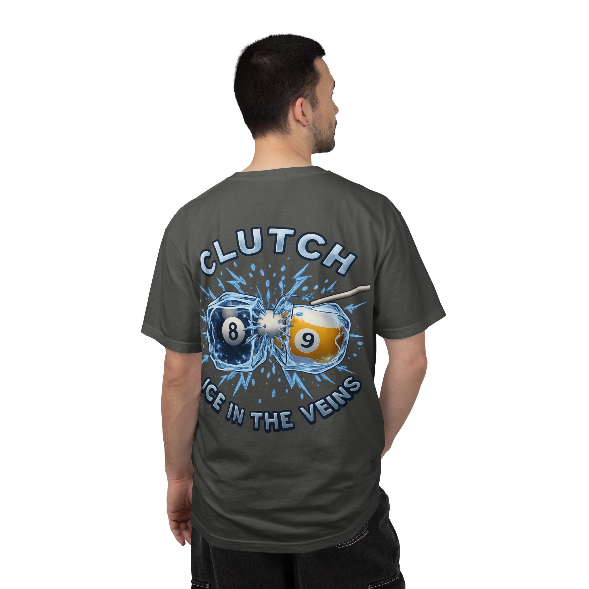 Clutch: Ice in the Veins Billiards Comfort Colors Tee