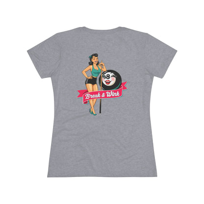 Break & Wink Next Level Women's Tri-Blend Tee