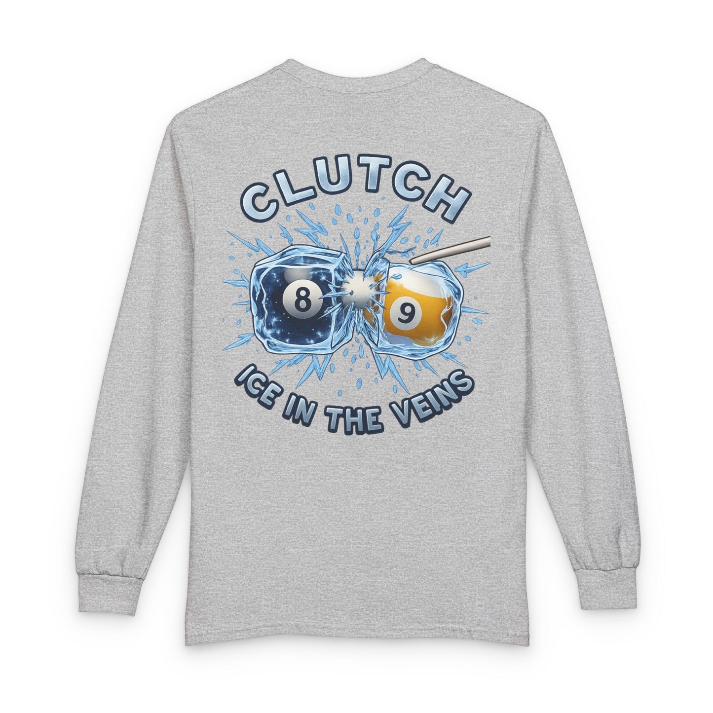 Clutch: Ice in the Veins Billiards Gildan Long Sleeve Tee