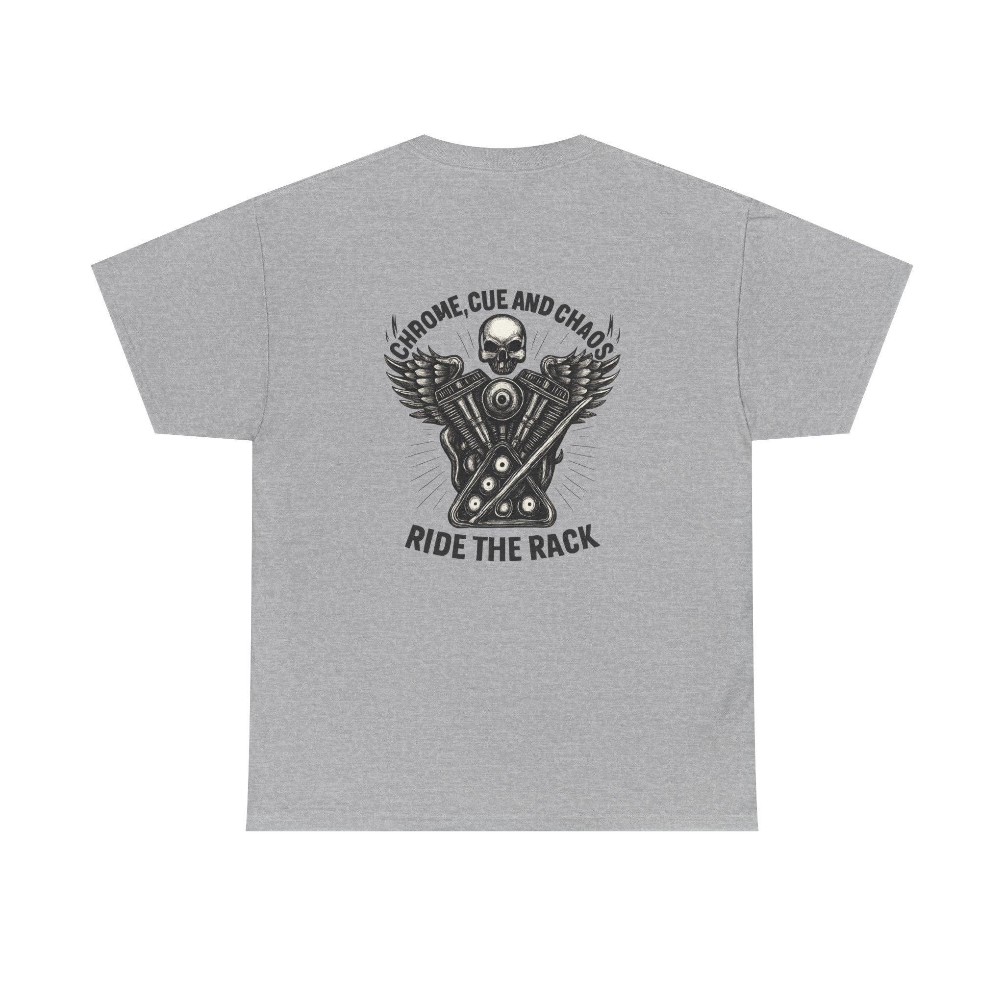 Chrome Cue Chaos Billiards Graphic Tee