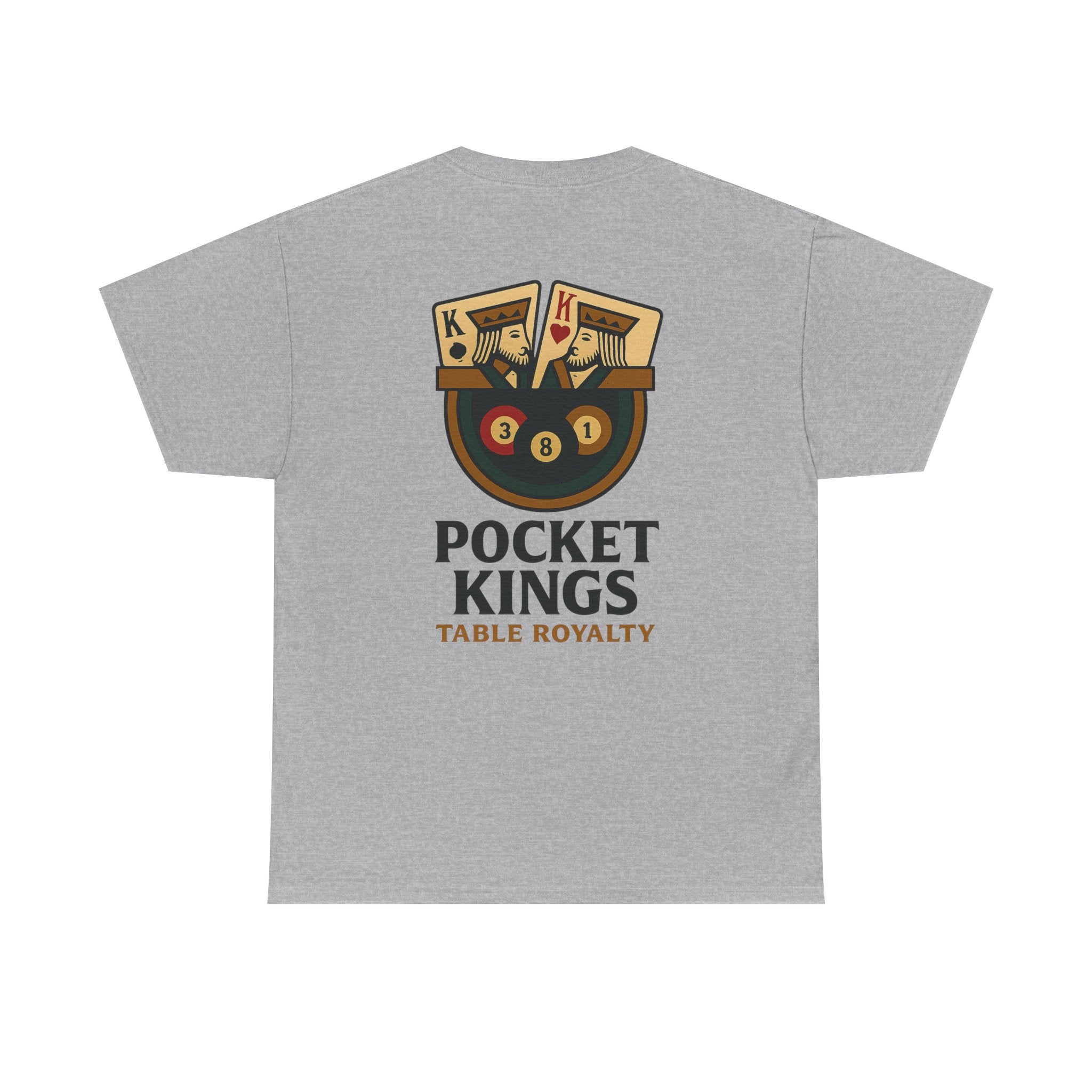 Pocket Kings Table Royalty Billiards Tee