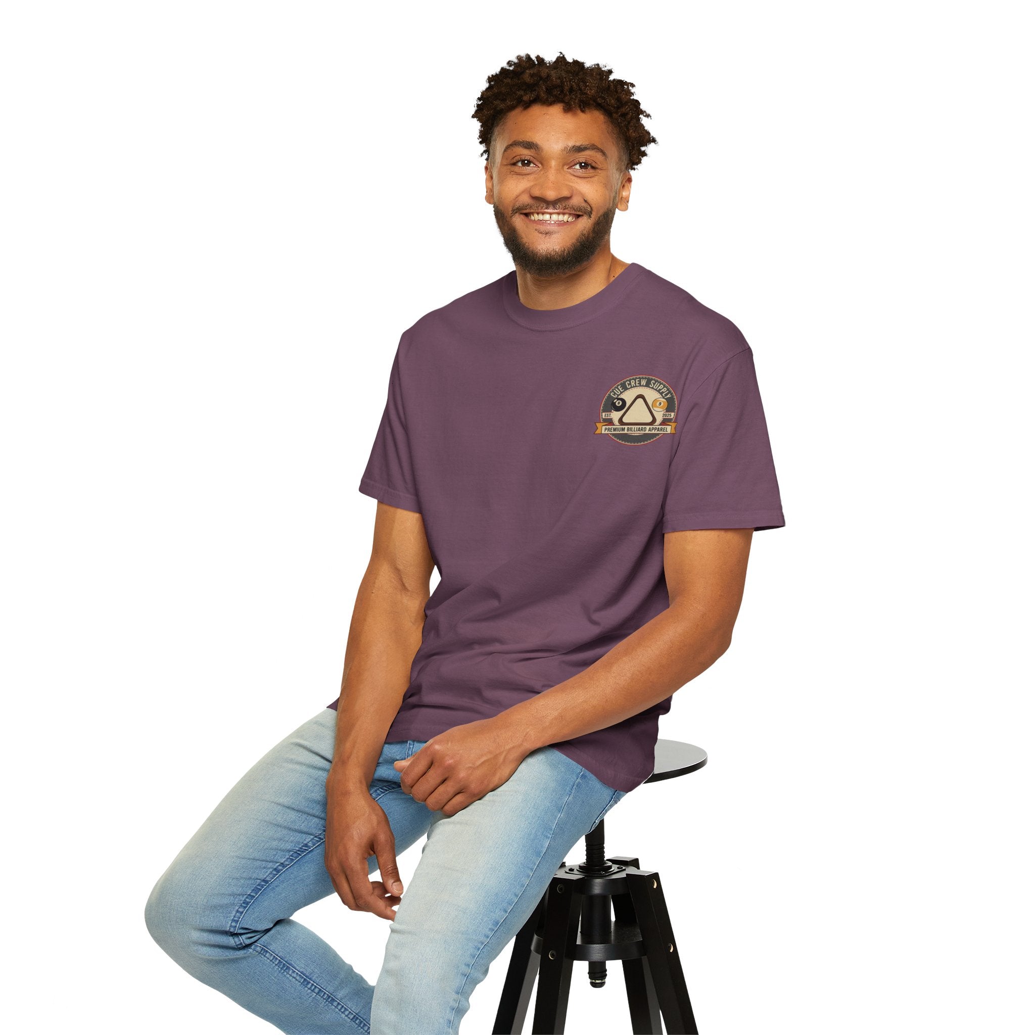 Still Shootin' Straight Pool Skeleton Comfort Colors Tee