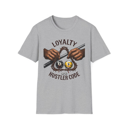 Loyalty- Hustler Code Billiards Core Line Gildan Tee