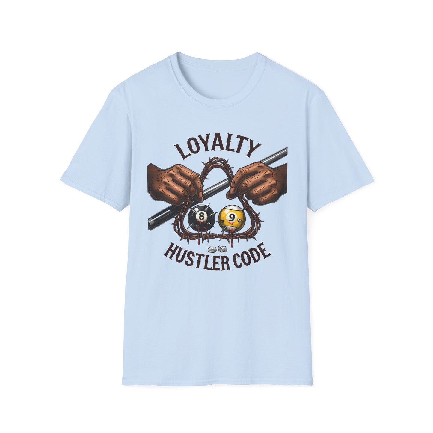 Loyalty- Hustler Code Billiards Core Line Gildan Tee