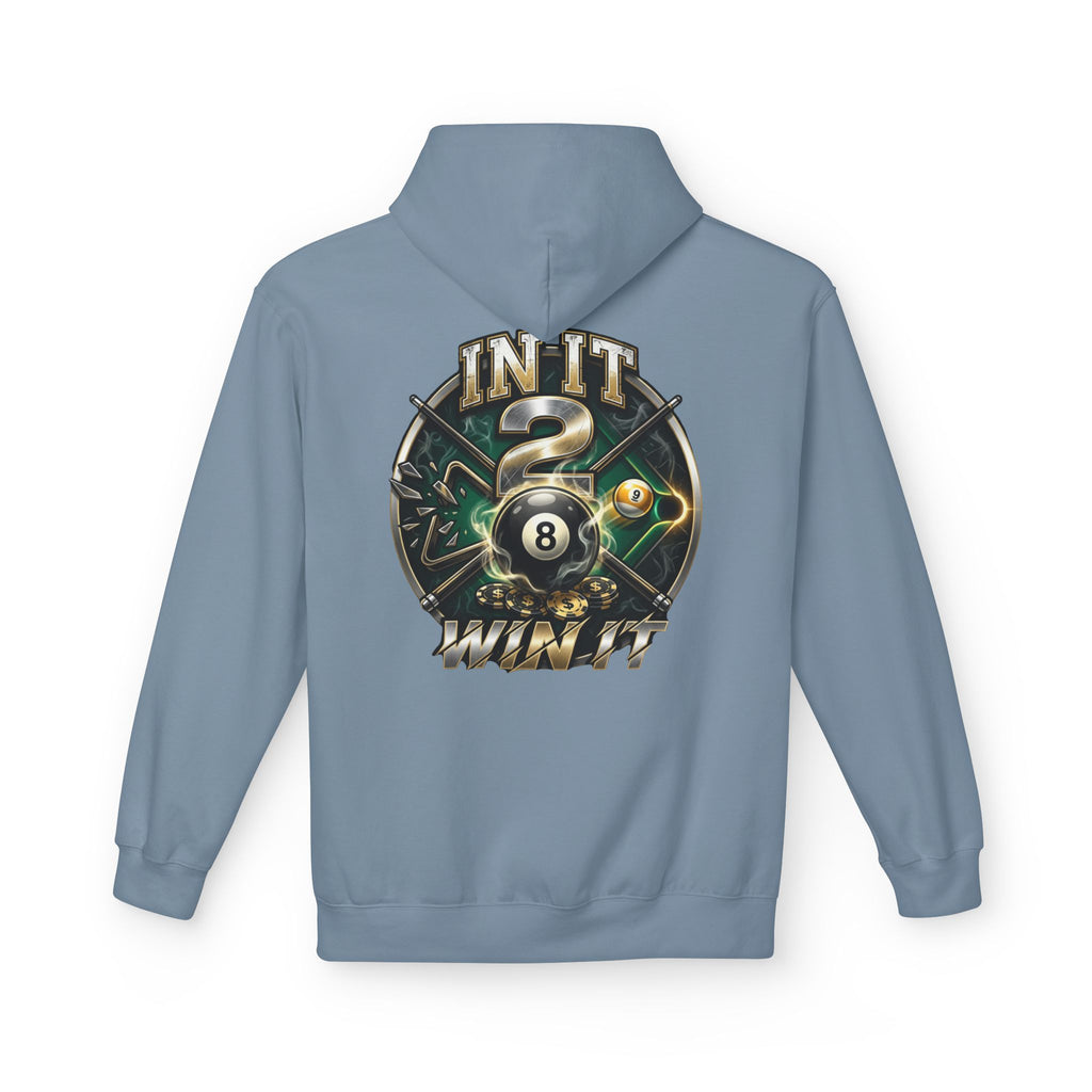 In It 2 Win It Pool Player Hoodie | Lucky 8 Ball & 9 Ball Billiards Graphic Hoodie | Cue Crew Supply