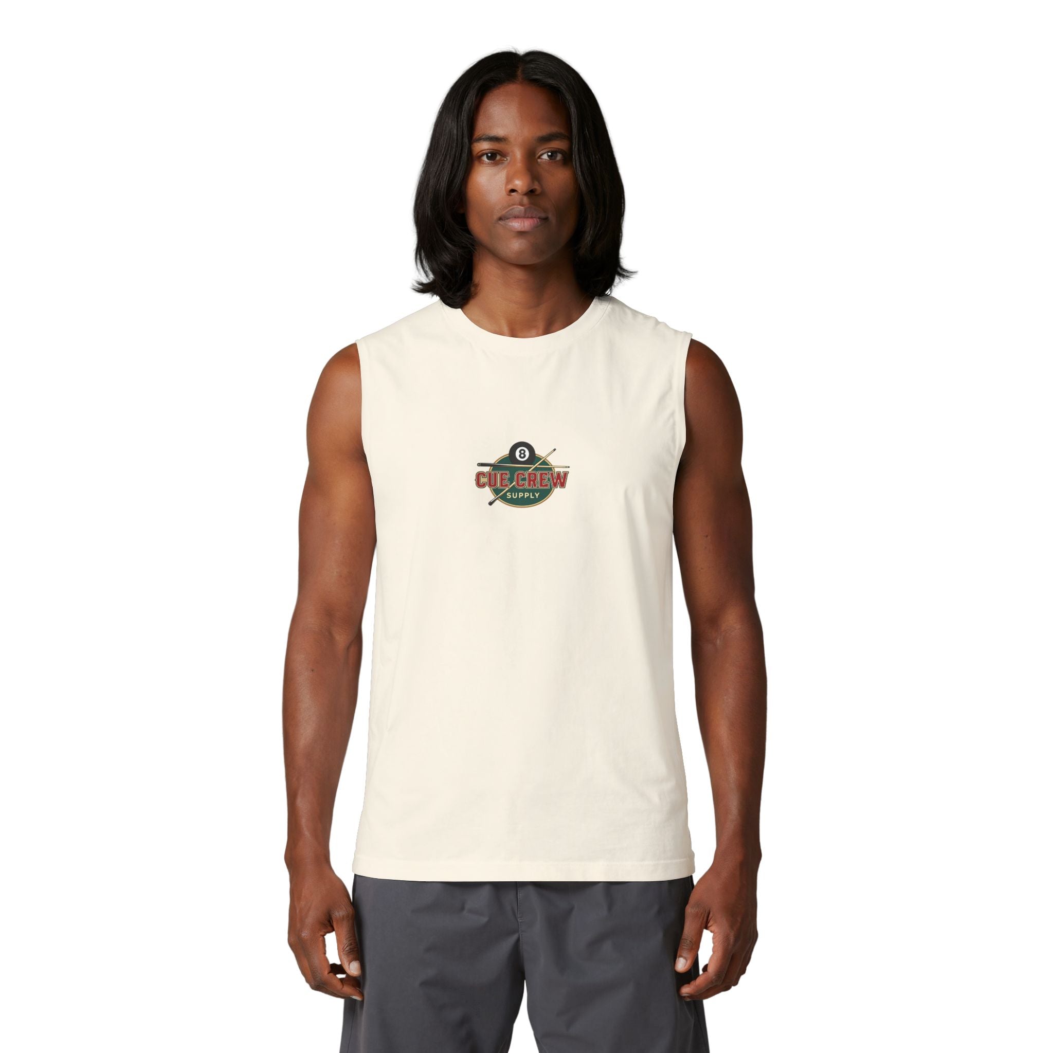 Full Throttle Break Unisex Muscle Tank | Hot Rod 8 Ball & 9 Ball Pool Player Sleeveless Shirt | Cue Crew Supply