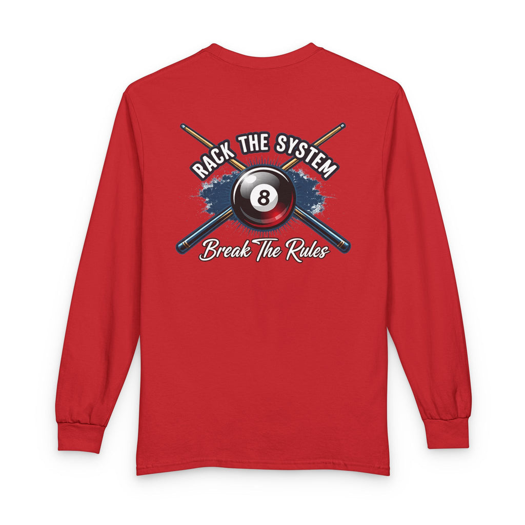 Rack the System Billiards Gildan Long Sleeve T-Shirt