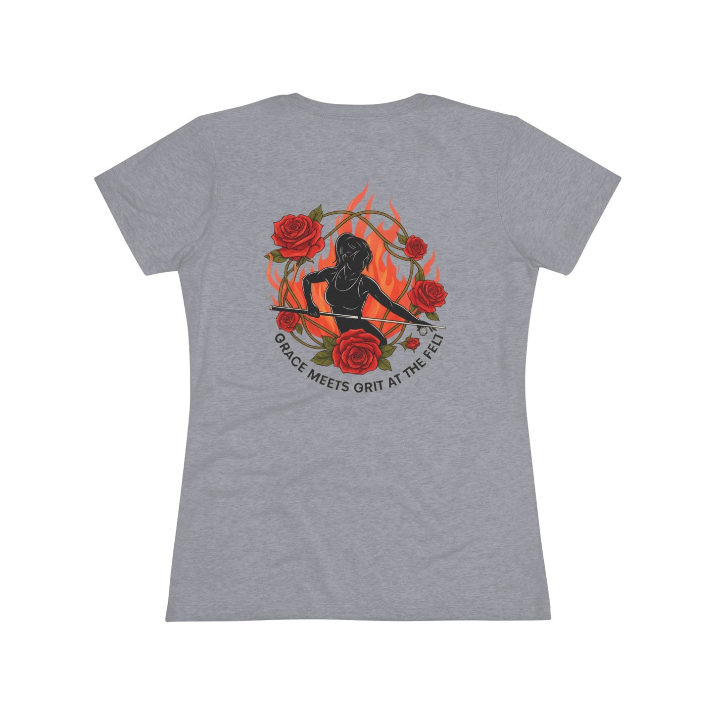 Grace Meets Grit At The Felt Next Level Women's Tri-Blend Tee