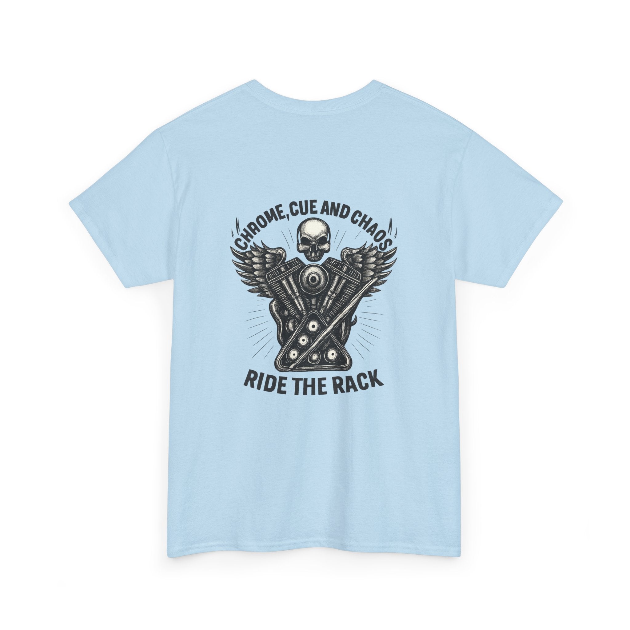 Chrome Cue Chaos Billiards Graphic Tee