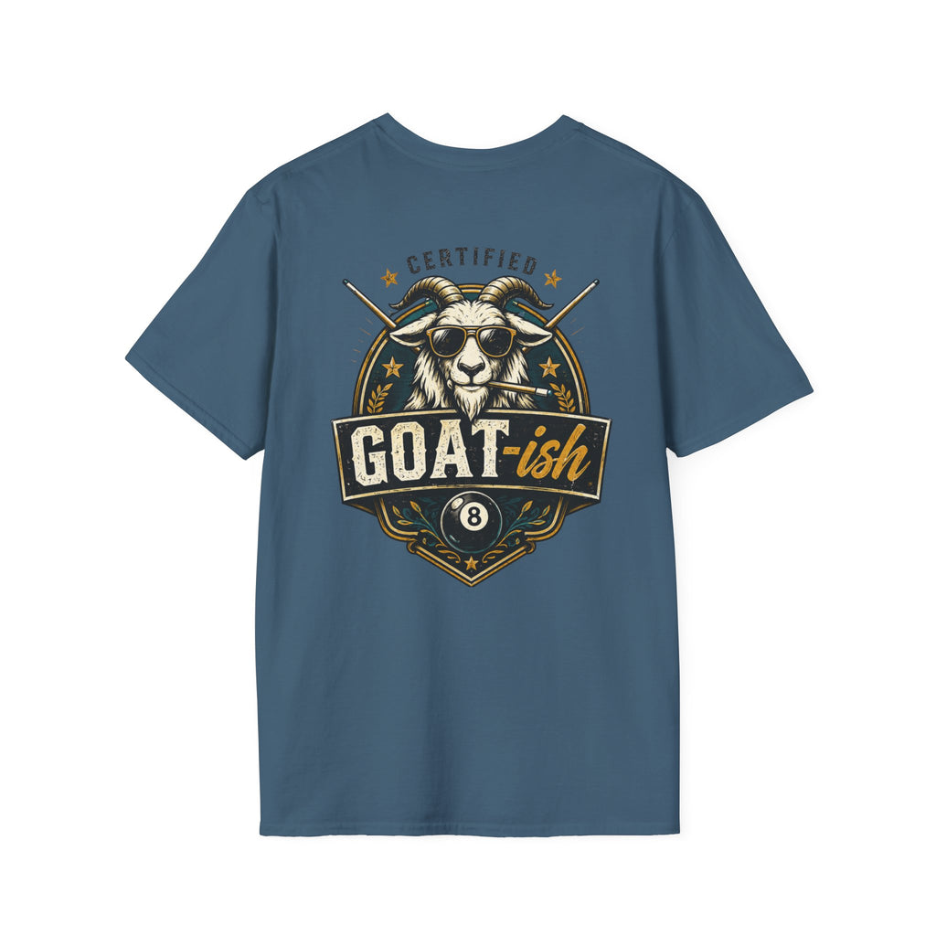Certified GOAT-ish Funny Billiards T-Shirt CCS-CST-004