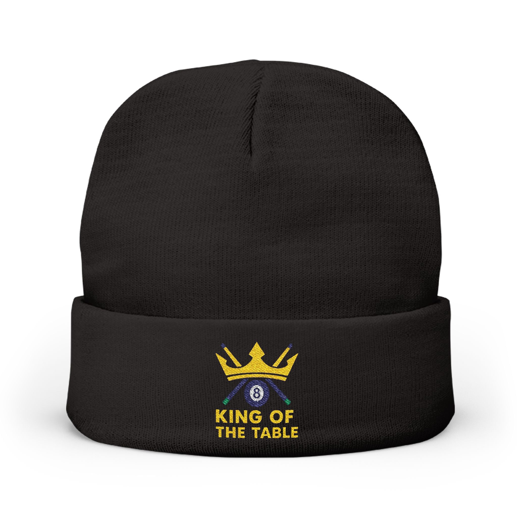 King Of The Table Embroidered Beanie