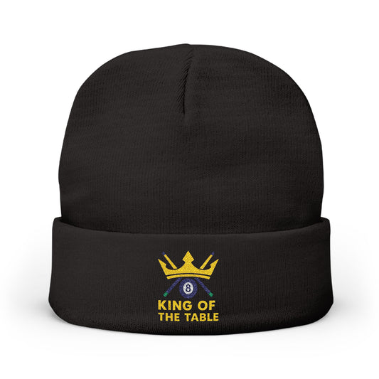 King Of The Table Embroidered Beanie