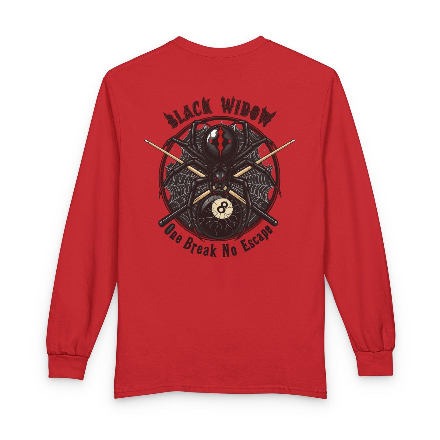 Black Widow Billiards Gildan Long Sleeve Tee
