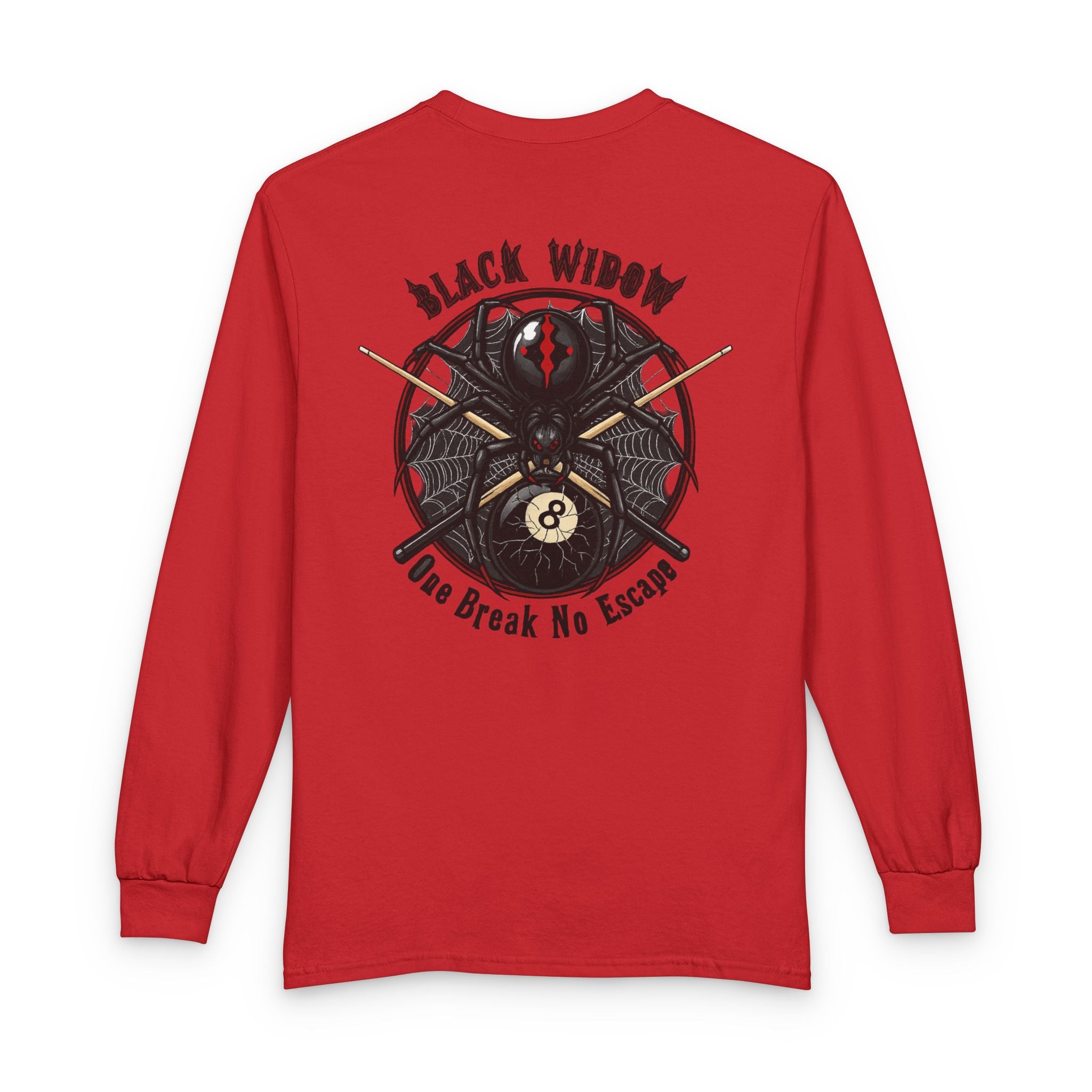 Black Widow Billiards Gildan Long Sleeve Tee