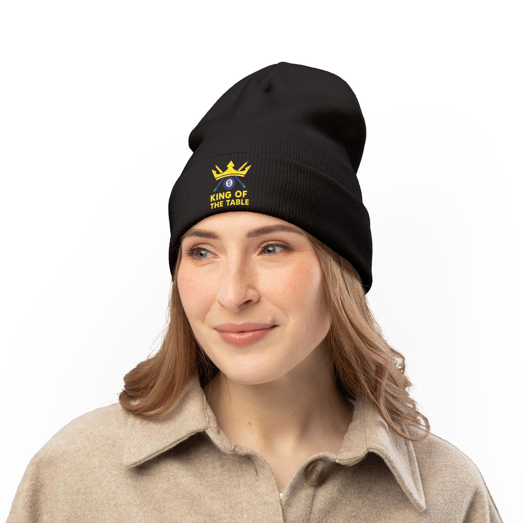 King Of The Table Embroidered Beanie
