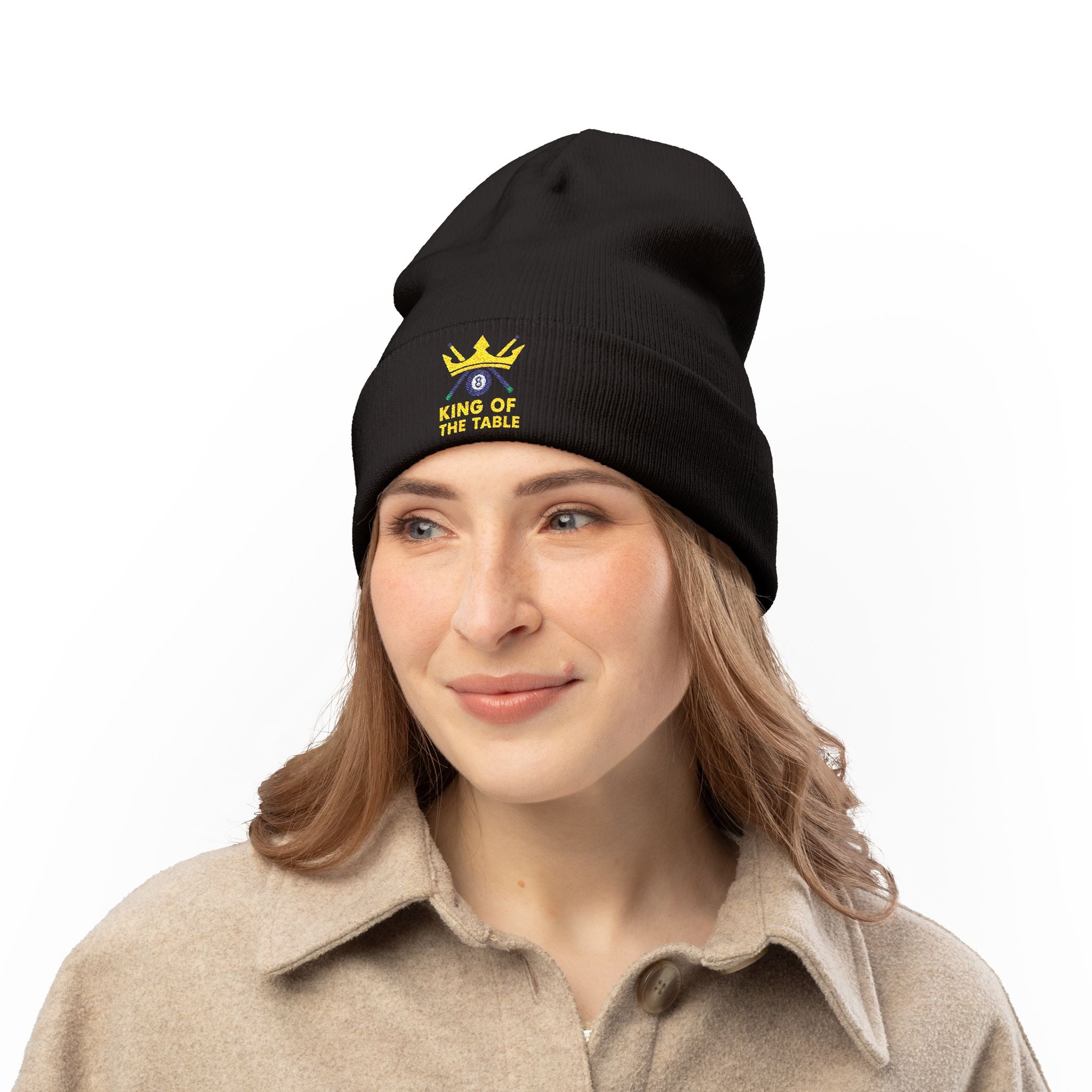 King Of The Table Embroidered Beanie
