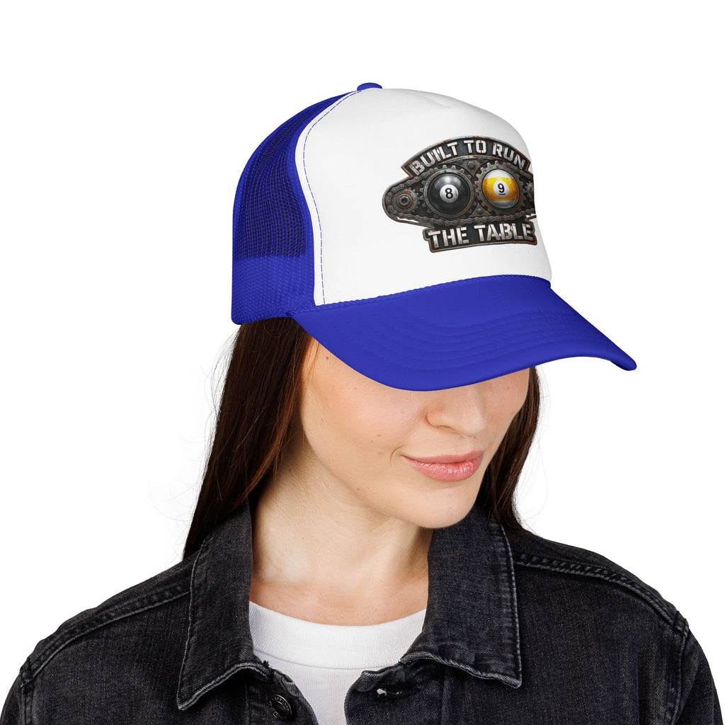 Built to Run the Table OTTO 39-165 Foam Trucker Hat – Billiards Snapback