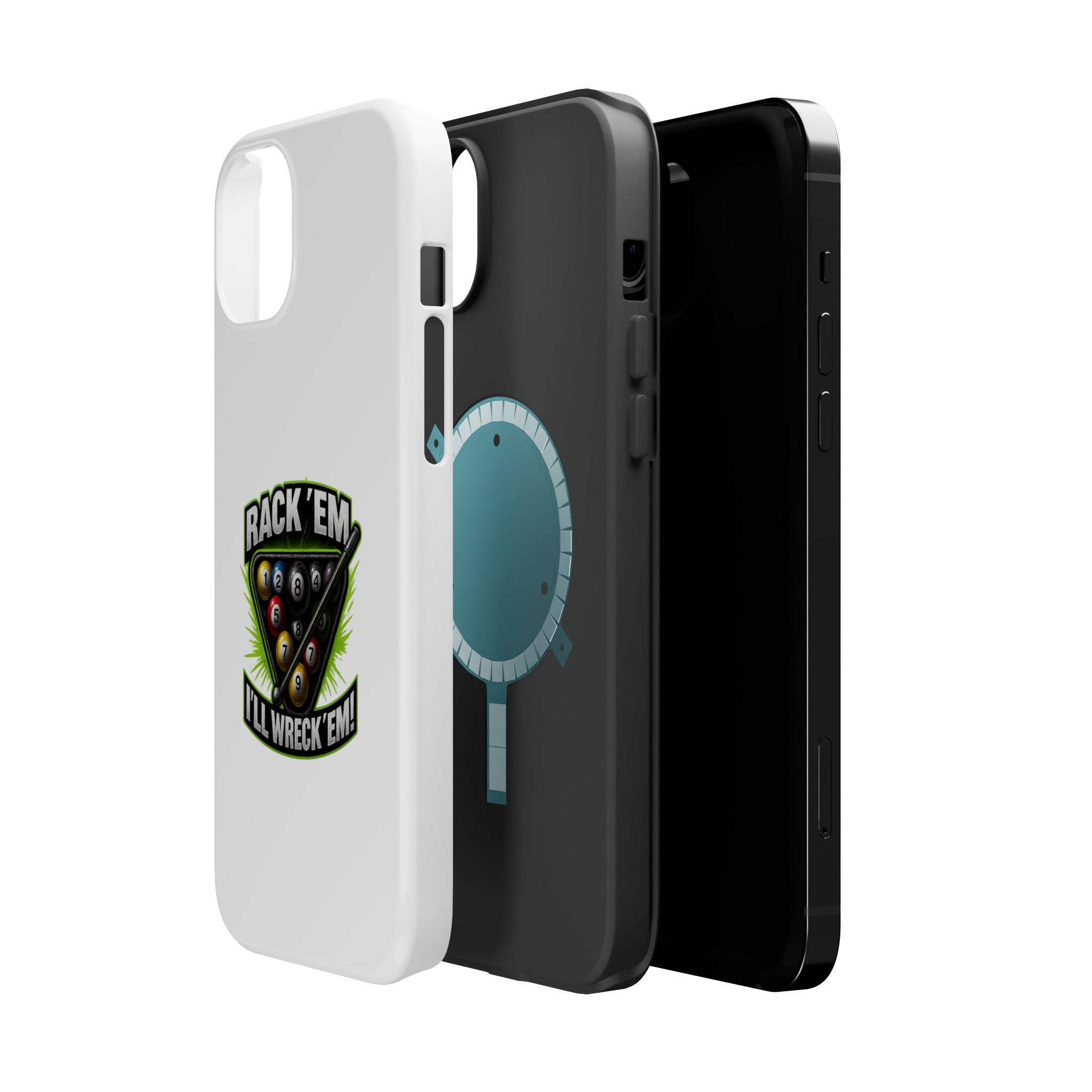 Magnetic Phone Case - Rack 'Em, I'll Wreck 'Em | Cool Custom Impact-Resistant Cases for Gamers & Pool Lovers, Perfect Gift for [...]