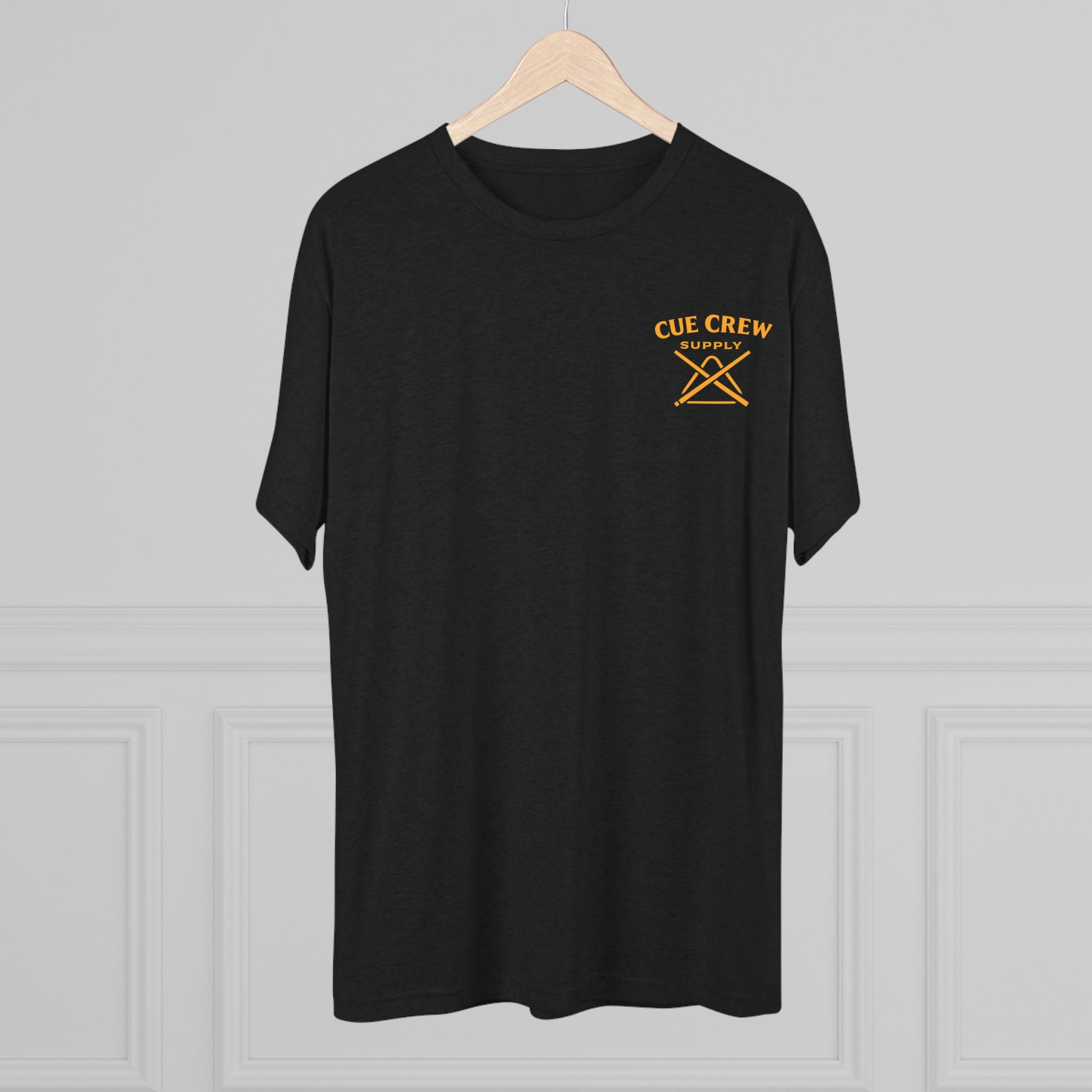 Leftovers Flaming 8-Ball Shield Next Level Tri-Blend Tee