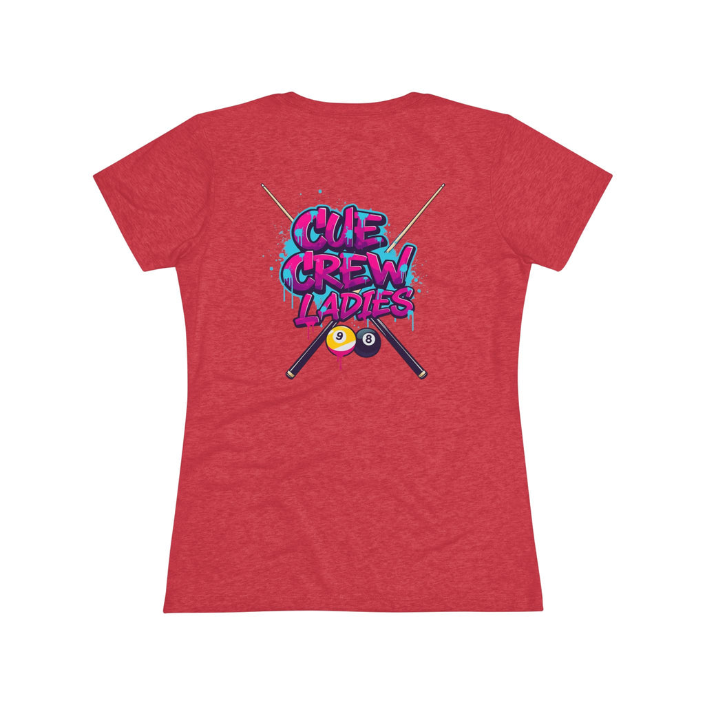Cue Crew Ladies Next Level Women's Tri-Blend Tee
