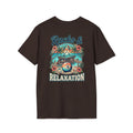 Racks & Relaxation Tropical Billiards T-Shirt | Beach Pool Player Graphic Tee | Front & Back Print