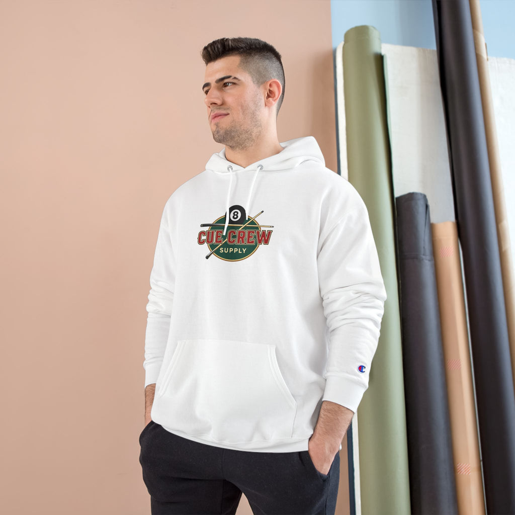 Issued By Cue Crew Supply Skull Billiards Champion Hoodie