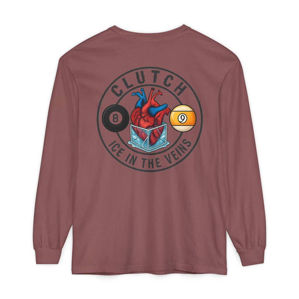 Clutch Ice in the Veins V2 Comfort Colors Long Sleeve Tee