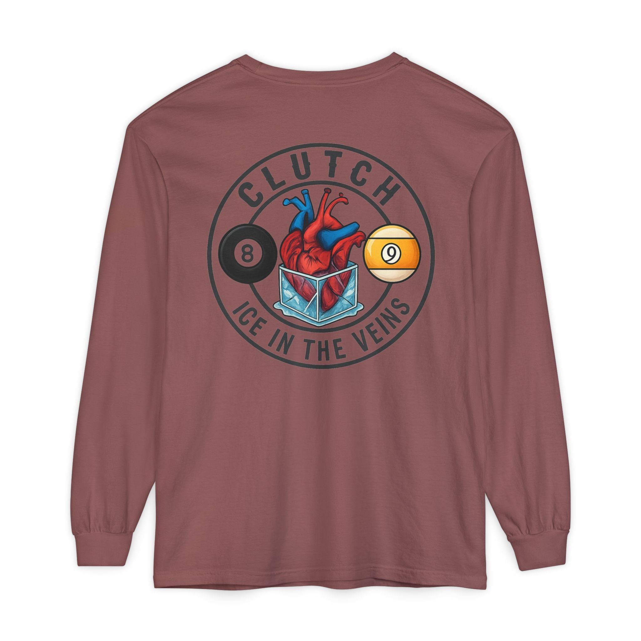 Clutch Ice in the Veins V2 Comfort Colors Long Sleeve Tee