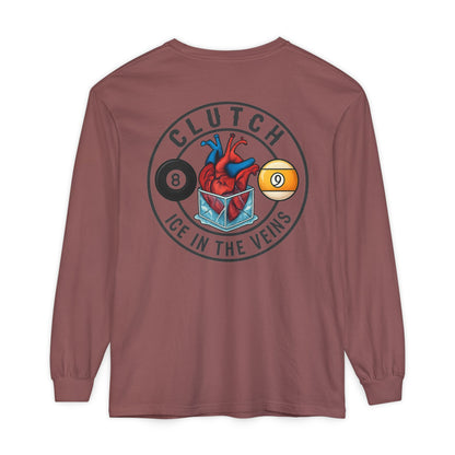 Clutch Ice in the Veins V2 Comfort Colors Long Sleeve Tee