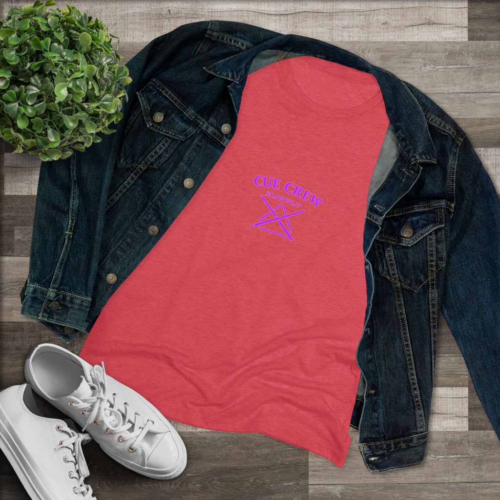 Cue Crew Ladies Next Level Women's Tri-Blend Tee