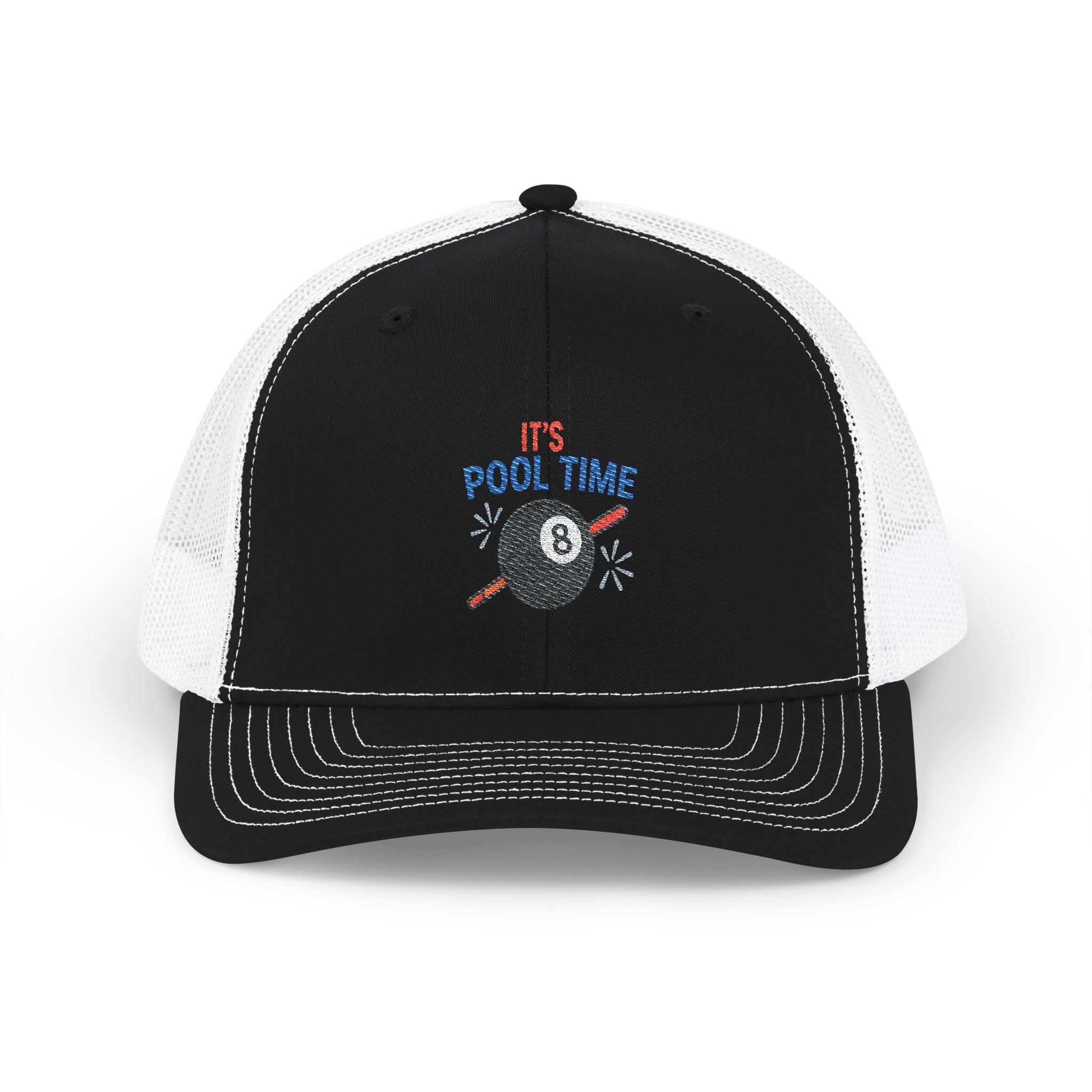 It's Pool Time Embroidered Richardson Trucker Hat