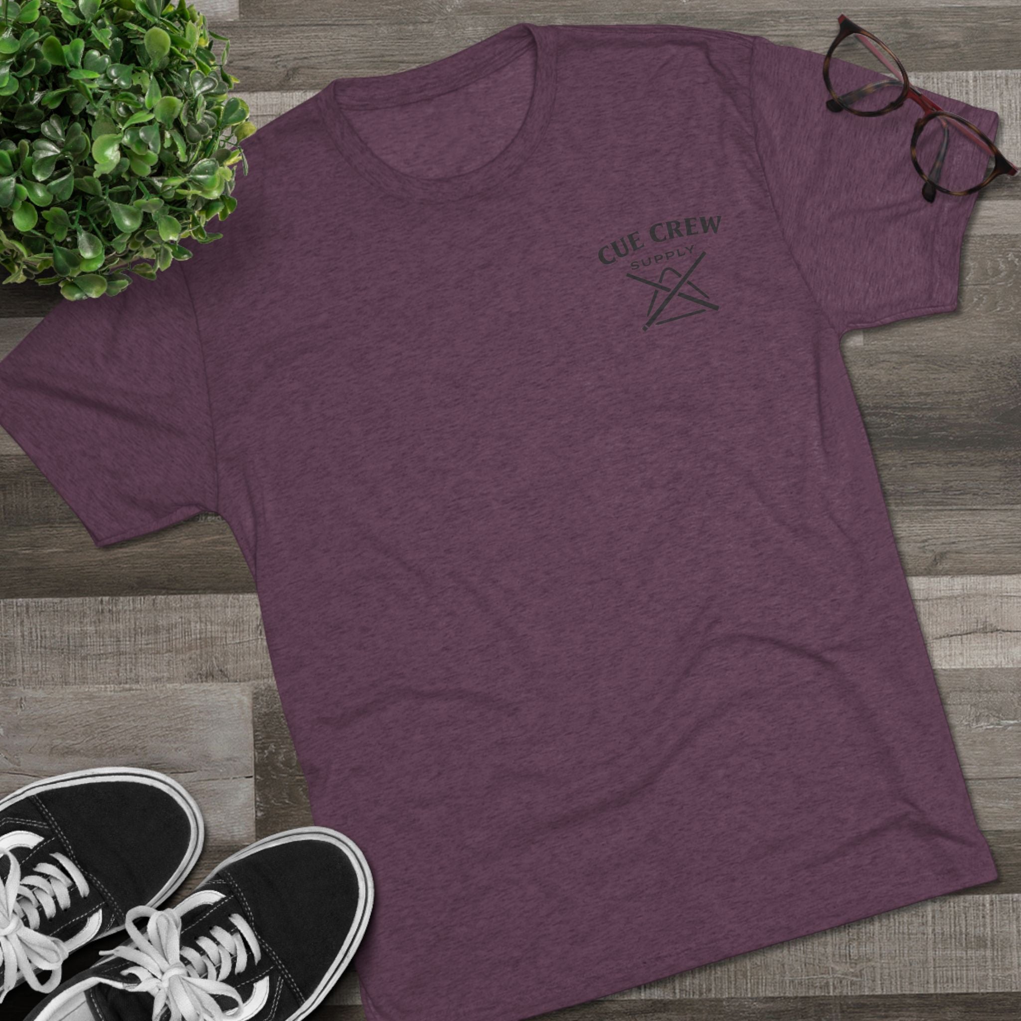 Leftovers Black Logo Chompers Next Level Tri-Blend Tee