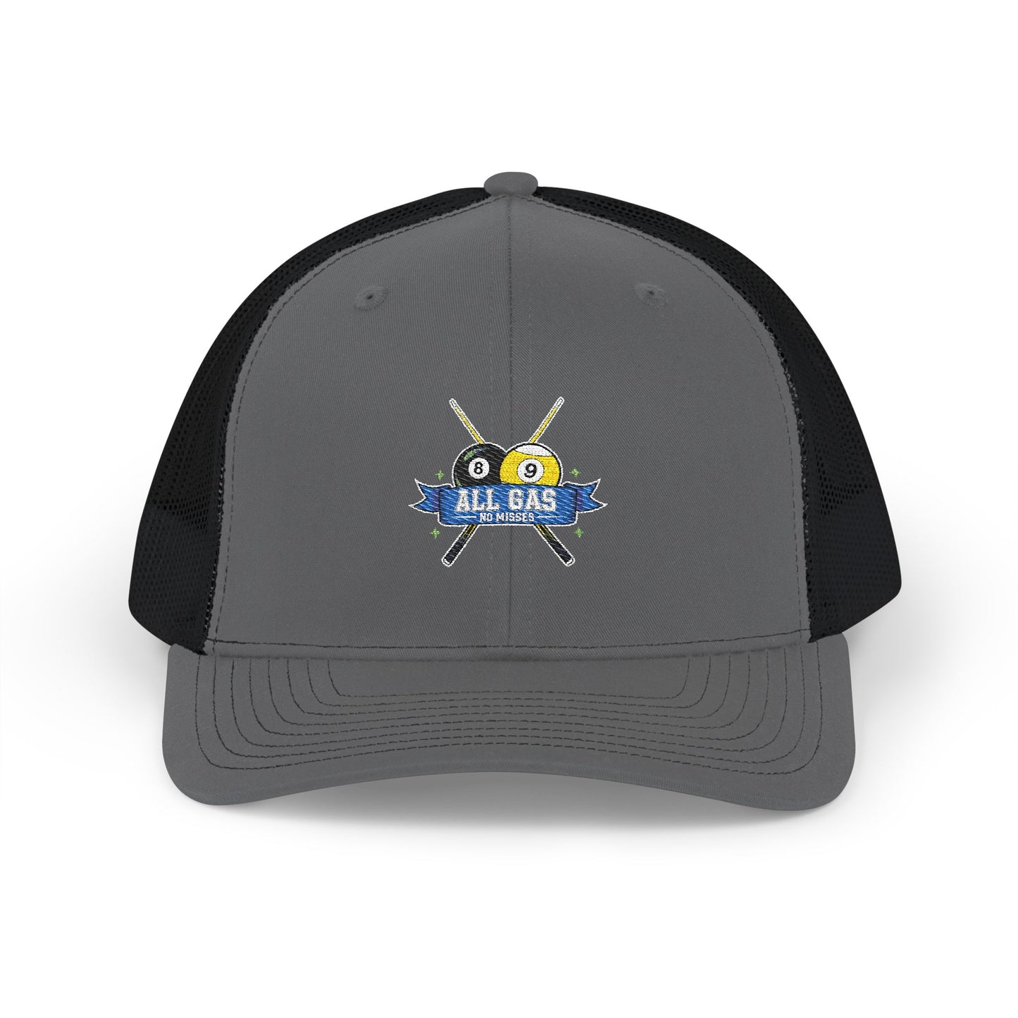 All Gas No Misses - Billiards Richardson Trucker Hat