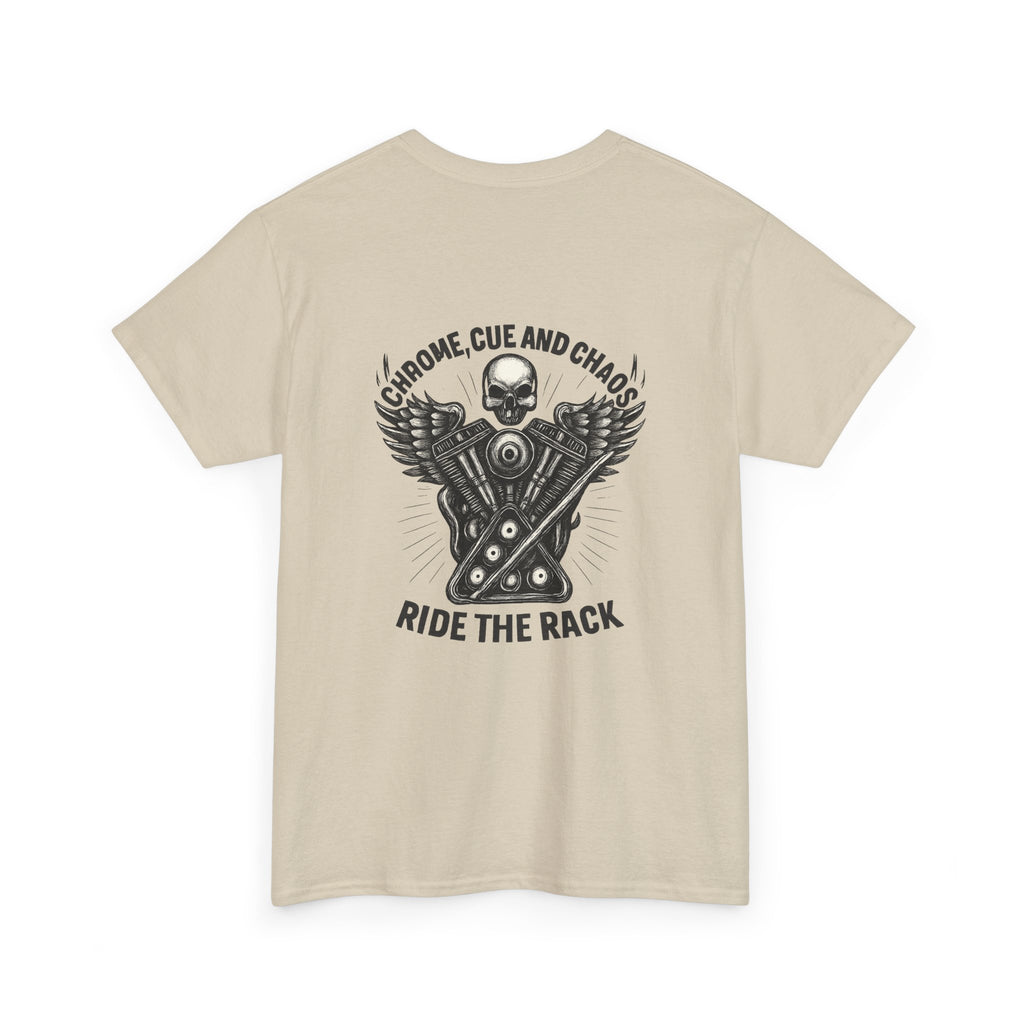 Chrome Cue Chaos Billiards Graphic Tee