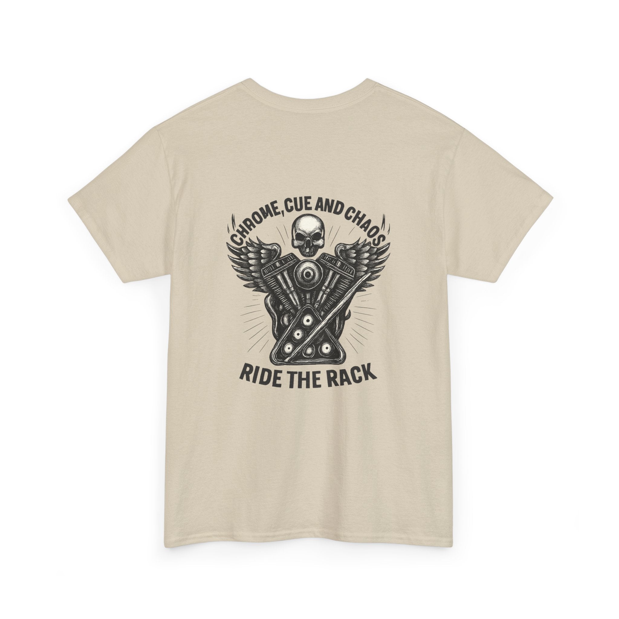 Chrome Cue Chaos Billiards Graphic Tee