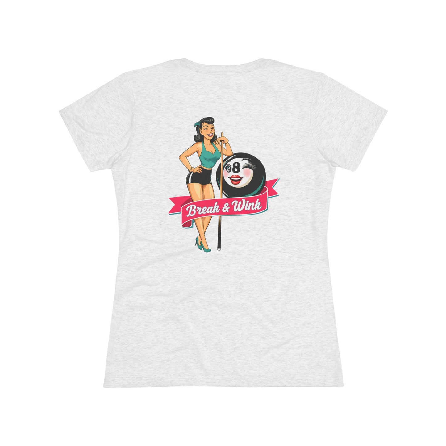 Break & Wink Next Level Women's Tri-Blend Tee