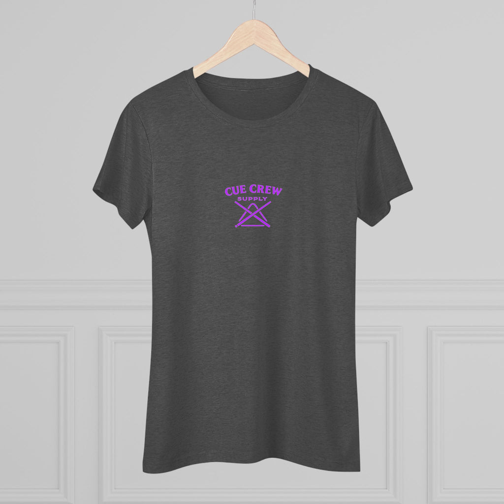 Bow Down - The Table Has A Queen Next Level Women's Tri-Blend Tee