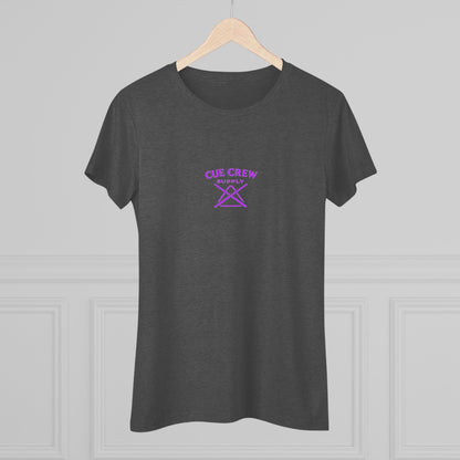Bow Down - The Table Has A Queen Next Level Women's Tri-Blend Tee