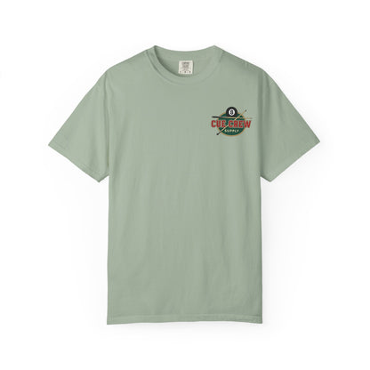 Tradition Meets Precision Pool 8-Ball Crest Comfort Colors Tee