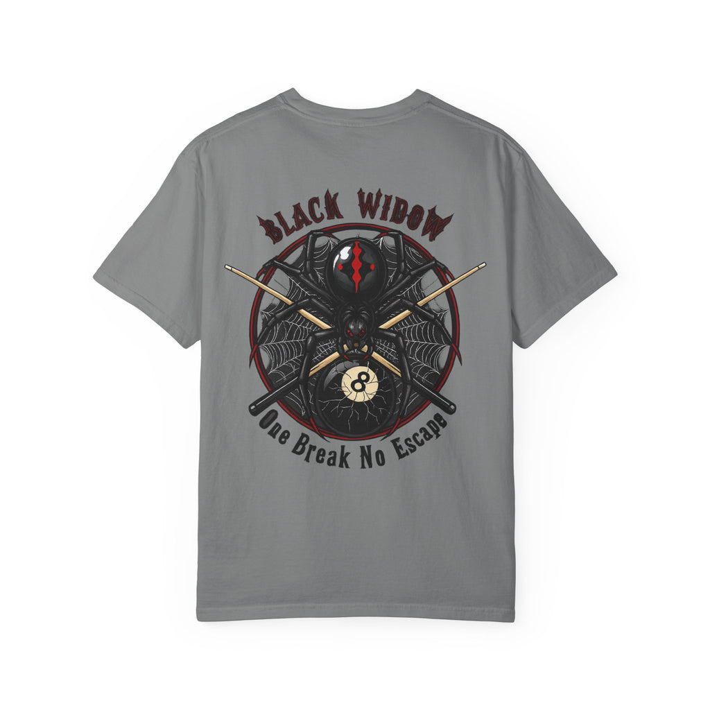 Black Widow One Break No Escape Billiards Comfort Colors Tee