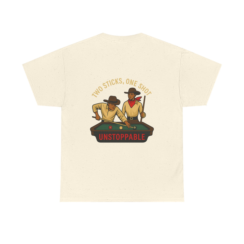 Scotch Doubles Unstoppable Billiards Tee