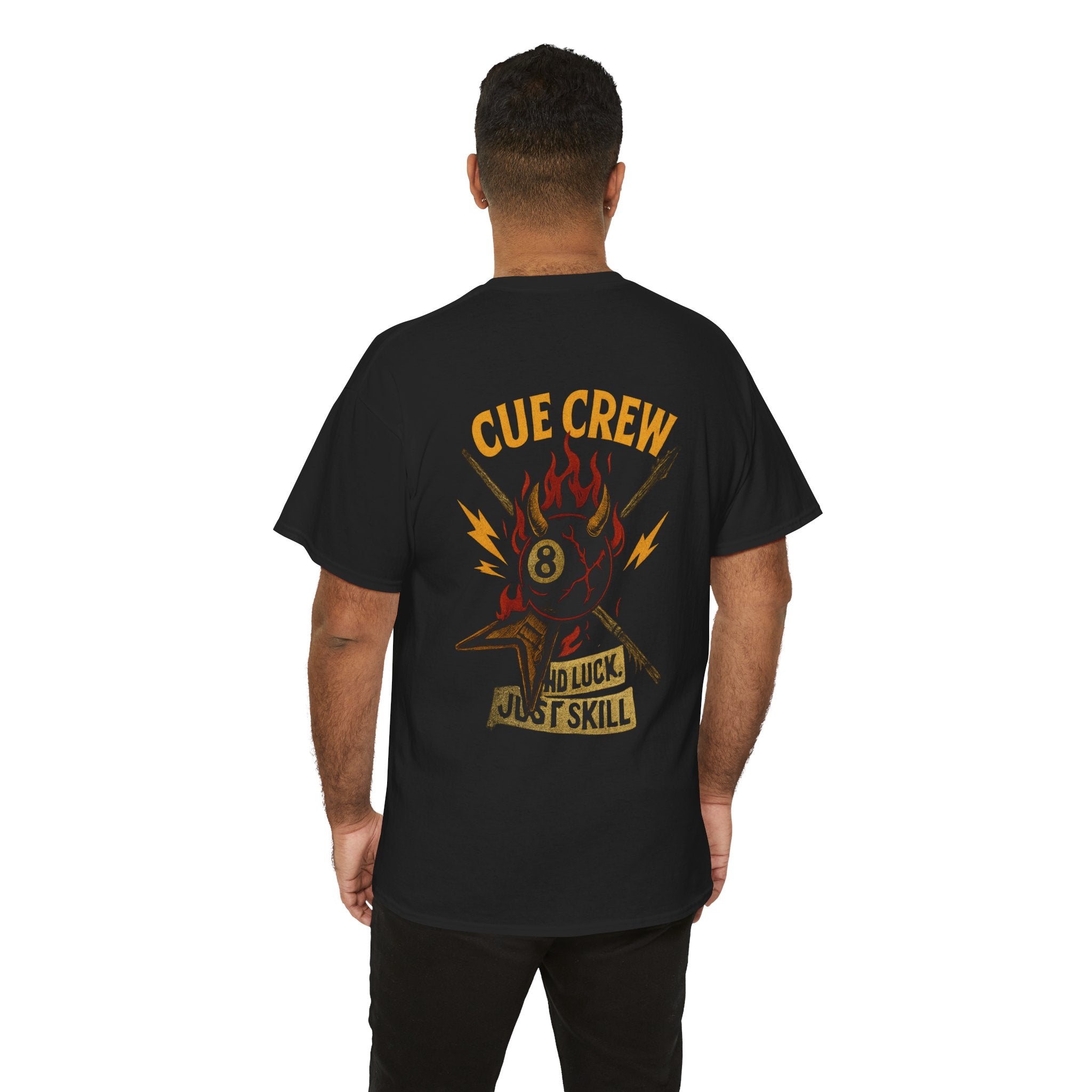Cue Crew No Luck Just Skill Ver 2 Tee