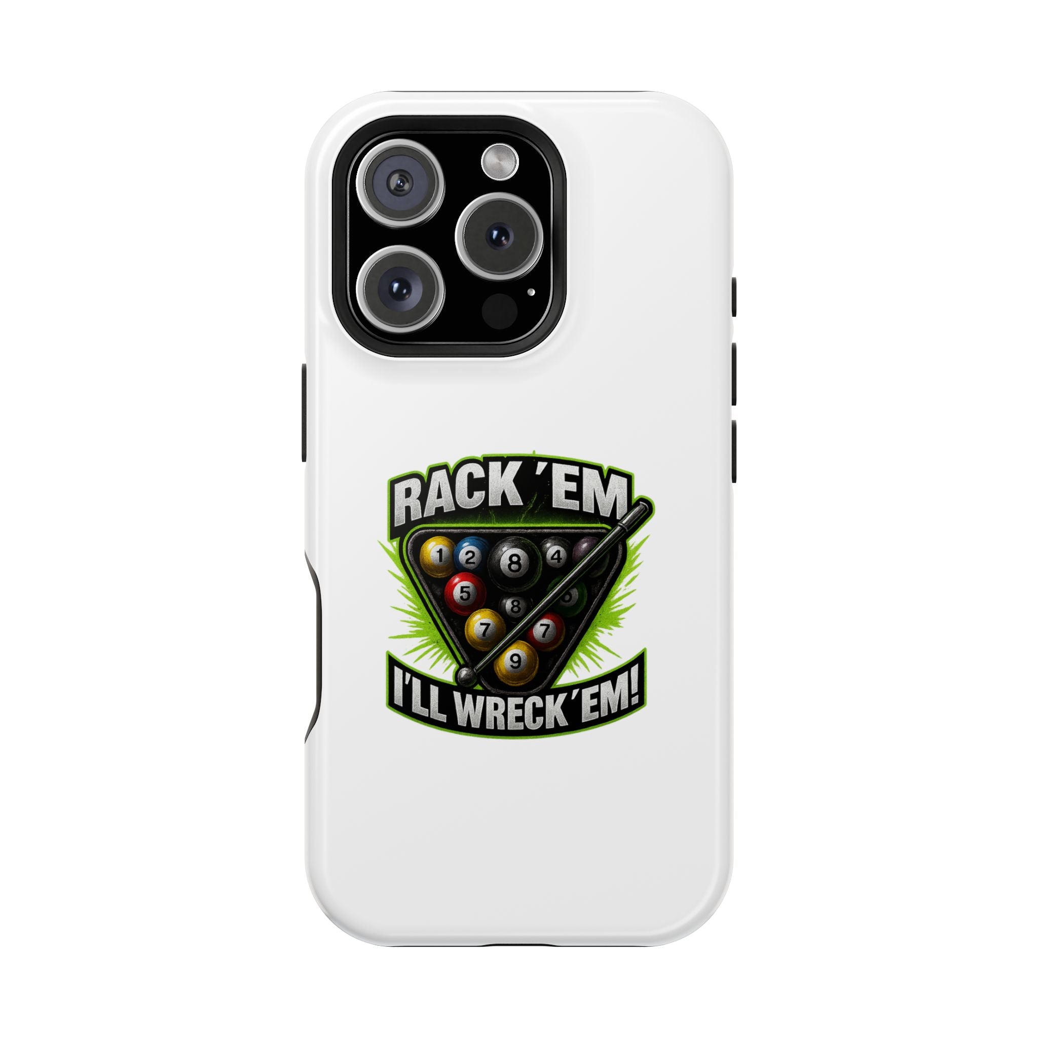 Magnetic Phone Case - Rack 'Em, I'll Wreck 'Em | Cool Custom Impact-Resistant Cases for Gamers & Pool Lovers, Perfect Gift for [...]