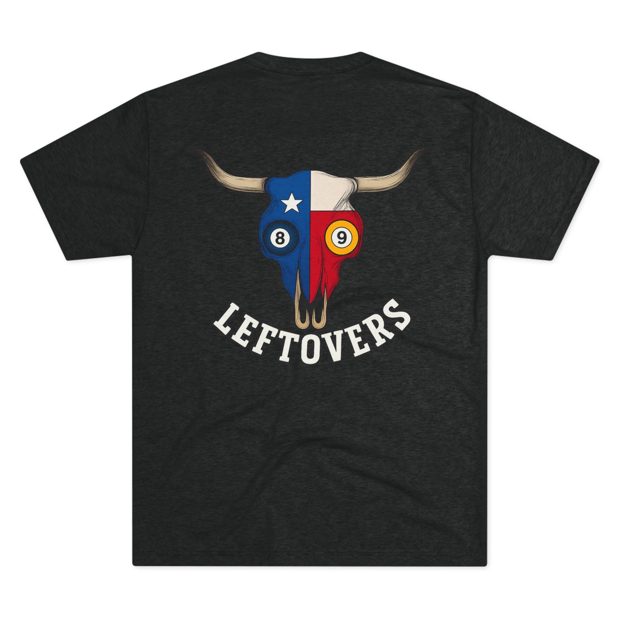 Leftovers Texas Skull Next Level Tri-Blend Tee