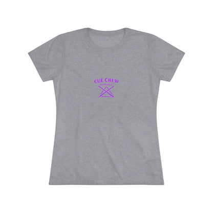 Cue Crew Ladies Next Level Women's Tri-Blend Tee