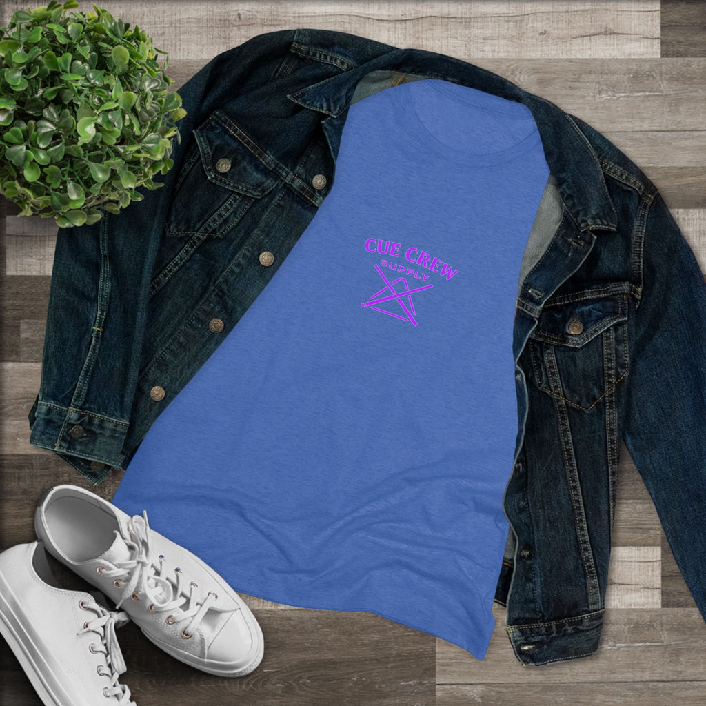Bow Down - The Table Has A Queen Next Level Women's Tri-Blend Tee