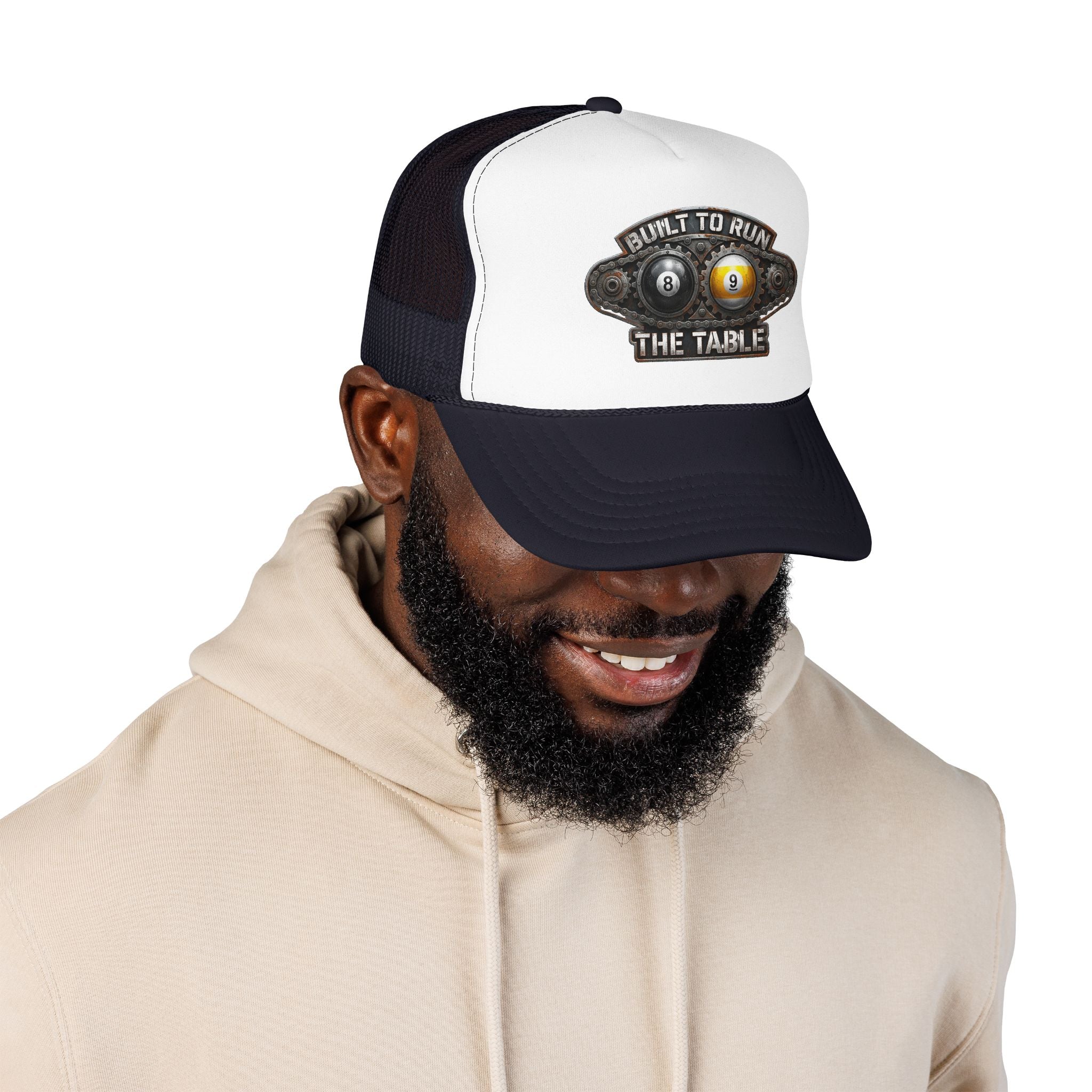 Built to Run the Table OTTO 39-165 Foam Trucker Hat – Billiards Snapback