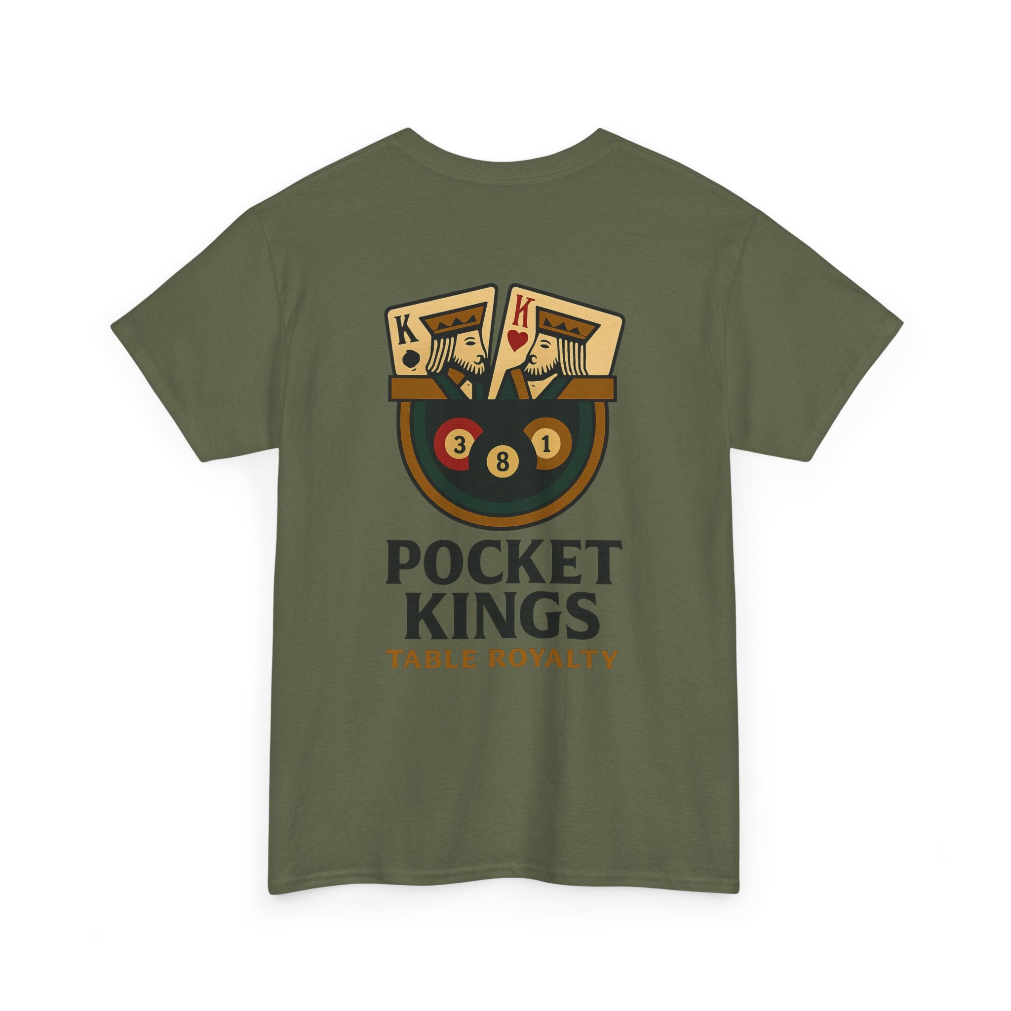 Pocket Kings Table Royalty Billiards Tee